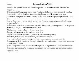 CROIX DE VIE OU SYMBOLE ANKH